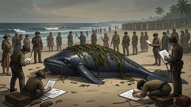 Dutch Disaster Imagery from "The Whale". Strandings in Print A public spectacle Stranded whales attract crowds, artists, and officials.