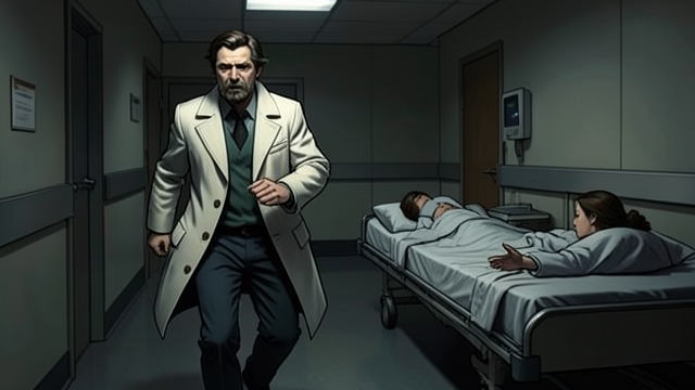 The Hospital Call from "The Whale". An Urgent Summons A sudden crisis Hoare is called to the hospital after his mother suffers a severe heart attack.