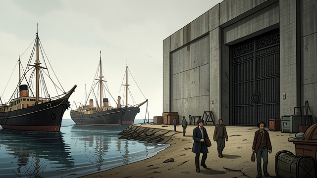 The End of the Fleet from "The Whale". A Trade Abandoned New attractions and fuels Young people leave for the California Gold Rush, while petroleum and coal gas weaken demand for whale oil.