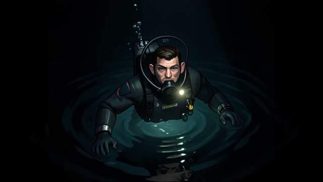 The Deep-Diving Hunter from "The Whale". Life Below the Surface An adapted body Sperm whales dive to hunt squid in darkness, using an immense sound-producing and listening system.