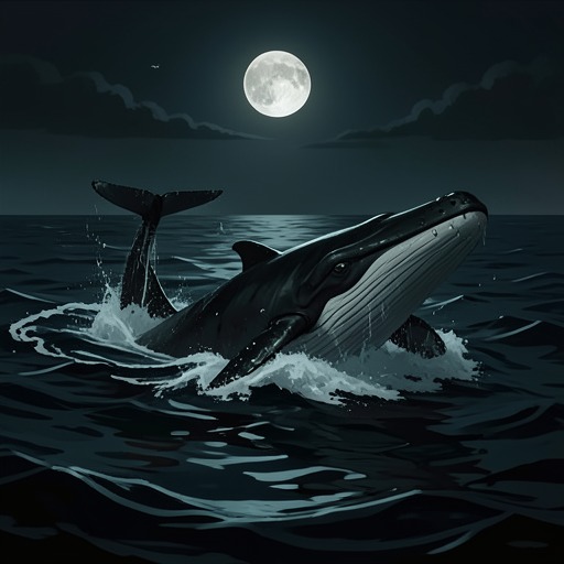 The Sperm Whale’s Transformation in Human Imagination from "The Whale". This flow traces the sperm whale’s transformation from feared and hunted monster into a symbol of vulnerability and human uncertainty.