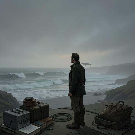 The Whale as an Unfinished Mystery from "The Whale". This flow follows Hoare’s effort to understand whales while recognizing that observation, science, and art can never fully contain them.