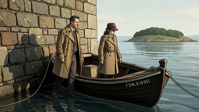 Arrival at Combe from "The Lighthouse". A Closed Island A Small Investigative Team Adam Dalgliesh arrives with Kate Miskin and Francis Benton-Smith.