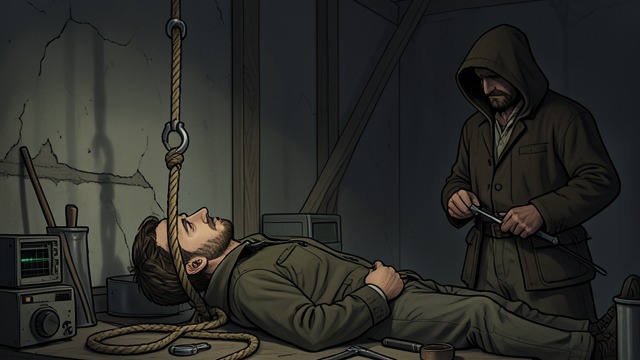 The Rope and the Neck from "The Lighthouse". A Staged Appearance The Physical Evidence At the lighthouse, Adam Dalgliesh finds an awkwardly tied climbing rope and learns that several people handled it…