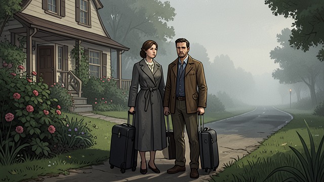 A Marriage Without Closure from "The Lighthouse". Departure and Uneasy Freedom Miranda’s Inheritance Miranda and Dennis prepare to leave Combe, discussing her father’s estate, his books, and their wedding.
