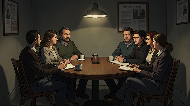 A Temporary Community from "The Lighthouse". Living Together After Crisis Shared Meals Residents and investigators gather for dinners and conversations they would normally avoid.