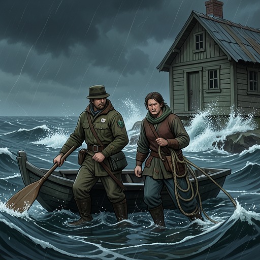 Oliver and Emily Fight Over Atlantic Cottage from "The Lighthouse". This flow traces the personal contest over Atlantic Cottage and the way a legal right becomes a struggle for safety and belonging.