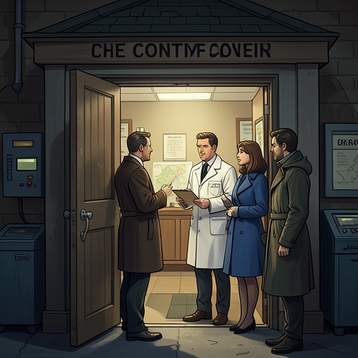 The Investigation Under Quarantine from "The Lighthouse". This flow follows the police effort as infection, isolation, and a second crime threaten to overwhelm a small investigative team.