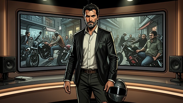 Scarred Scientist from "Crash". Scarred Scientist Persona Robert Vaughan appears as a former television scientist whose motorcycle crash has made his body a public emblem of violence.