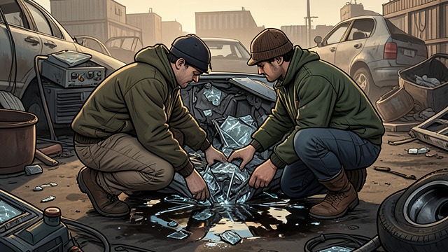 Material Remains from "Crash". Material Remains Search The narrator and Helen inspect wrecked vehicles while searching for traces of the collision.