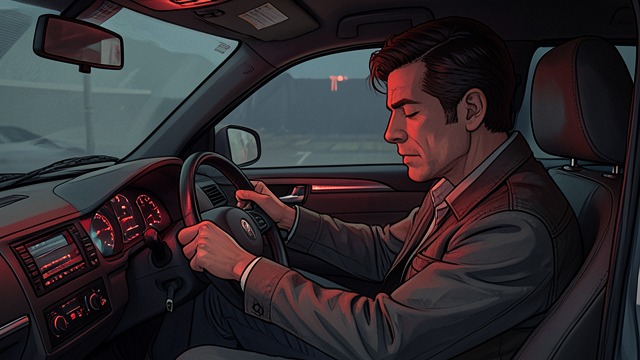 车内语法,《撞车》中的场景。车内语法 映射 方向盘、仪表盘、换挡杆和车窗立柱被视为乳房、四肢、伤口与性开口的延伸。 体系 汽车不再是一个物体,而成为一种语法。欲望通过车厢内部的位置、压力与运动得到组织。