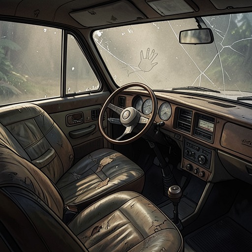 The Car as Archive from "Crash". This flow traces how vehicles preserve previous drivers, sexual encounters, collisions, and identities as material memory.