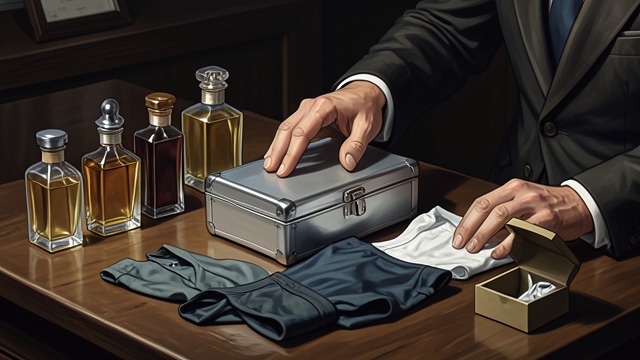 The Objects in Futh’s Pocket from "The Lighthouse". A Keepsake Recovered The lighthouse in hiding Futh finds the silver case among Ester’s perfumes and tries to take it back without being seen.