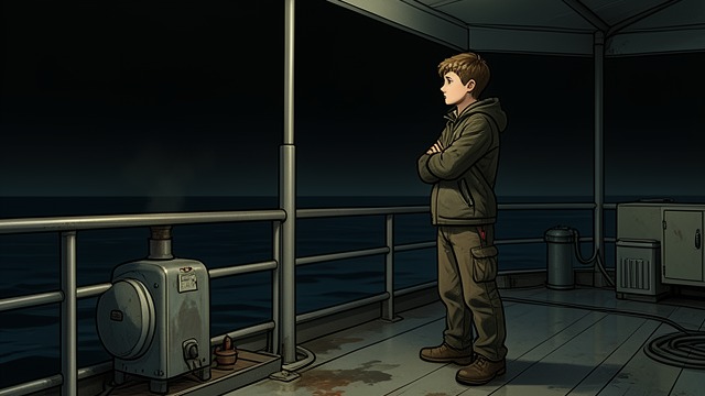 The Ferry as Prison from "The Lighthouse". A Familiar Confinement The enclosed deck Carl recalls the metal car deck, the safety notices and the fuel smell that made him feel trapped.