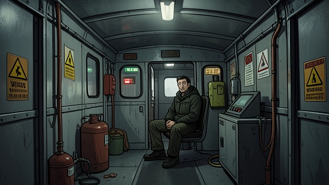 The Car Deck Fear from "The Lighthouse". A Fear of Entrapment Below deck Carl remembers sitting in Futh’s car on the ferry’s car deck and feeling trapped among metal walls, hazard notices and fuel…
