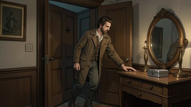 Across the Private Door from "The Lighthouse". Futh Enters Ester’s Rooms An unauthorized search Futh crosses the fire door marked private and enters Ester’s unlocked apartment, calling her name without…