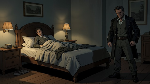 After the Violence from "The Lighthouse". Returning to Work No open reckoning Ester resumes her duties and changes the bedding, while Bernard’s warning remains between them.