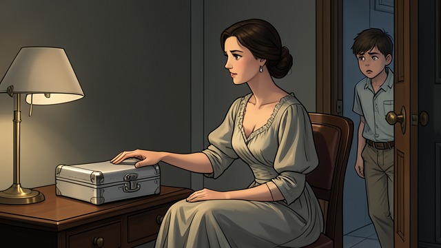 A Second Theft from "The Lighthouse". Another Unsettled Transfer Ester takes the case Ester removes Futh’s lighthouse and places it beside her own perfume collection, intending to keep it.