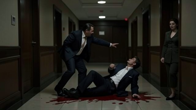 Bernard’s Assault from "The Lighthouse". The Violent Response A man attacked Bernard leaves Ester’s room after making a mess of the guest, who has not escaped in time.