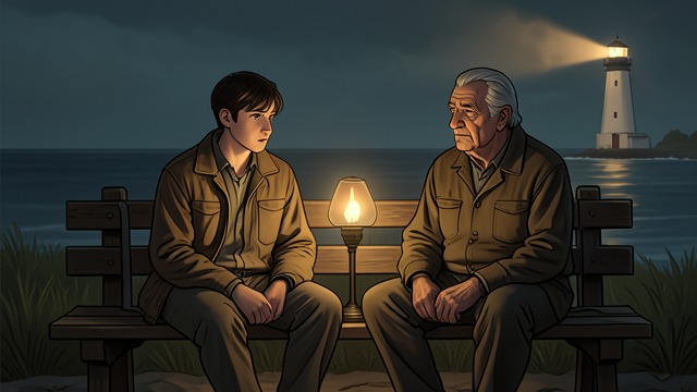 The Question About Danger from "The Lighthouse". Asking About Premonition An uneasy question Carl asks whether Futh has ever sensed that an event will happen before it does.