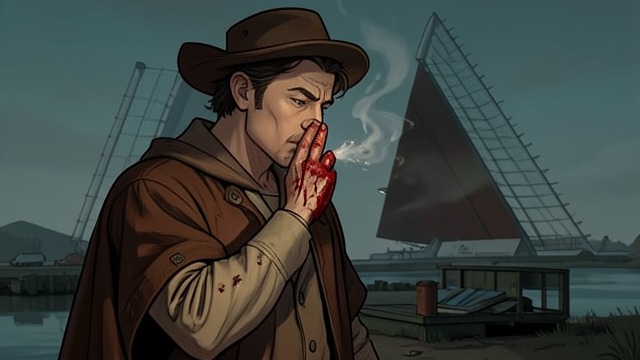The Scent in the Wound from "The Lighthouse". Perfume and Injury A broken bottle Futh’s silver case contains his mother’s violet perfume when the glass vial breaks in his palm on the cliffs.