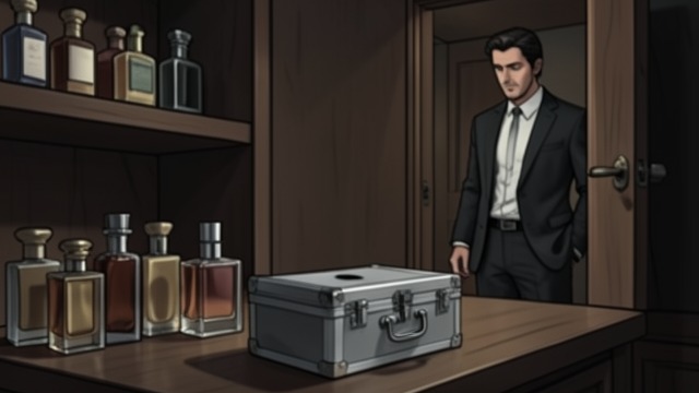 The Theft and Search from "The Lighthouse". A Private Recovery The stolen object Ester takes Futh’s silver lighthouse and places it among her perfume cases, hoping he will leave before discovering it is…