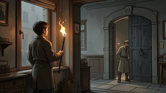 Kenny Moves Away from "The Lighthouse". A Sudden Absence No warning Kenny leaves with his father without Futh being told. Futh waits at the window with his torch and receives no answer.