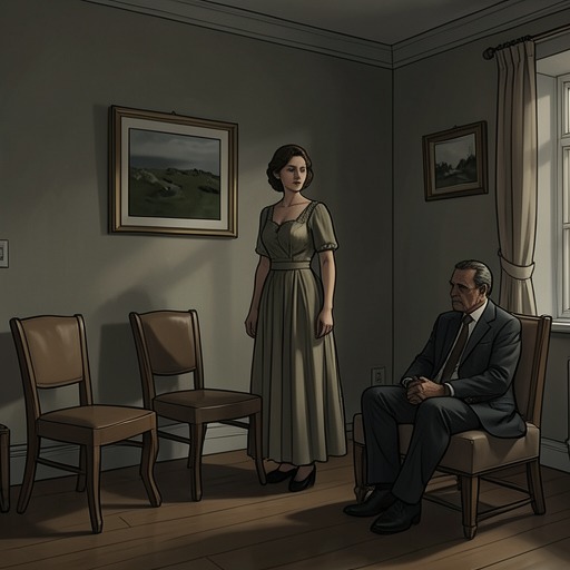 The Households After Departure from "The Lighthouse". The story contrasts the efforts to erase or preserve the traces of absent family members, showing how households become archives of loss.