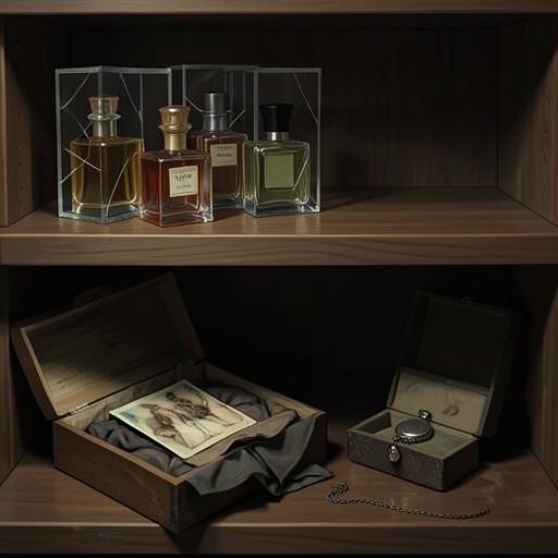 Objects as Emotional Substitutes from "The Lighthouse". Perfume cases, boxes, clothing and keepsakes allow characters to hold onto relationships that remain absent, damaged or difficult to speak about.