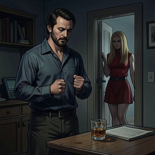 Futh’s Father and the Language of Danger from "The Lighthouse". Futh’s father’s authority is expressed through drinking, practical criticism and sudden violence, leaving Futh attentive to threats but unsure how to respond.