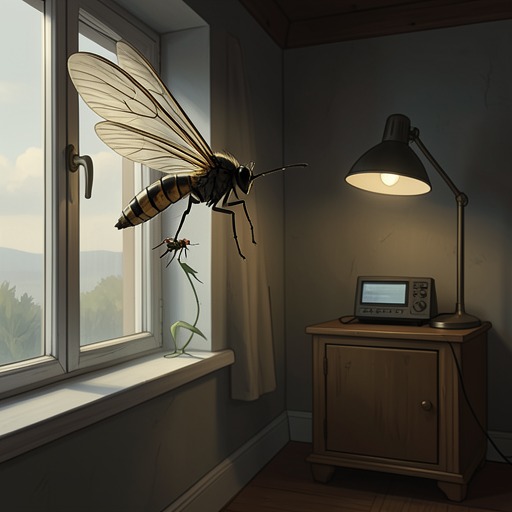 The Moth and the Flytrap from "The Lighthouse". Insects recur as images of capture, vulnerability and incomplete understanding, linking Futh’s and Ester’s memories across childhood and the hotel.