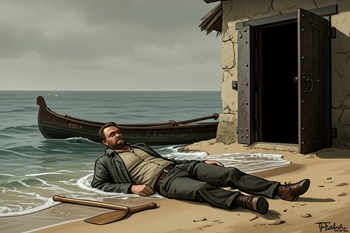 Brian Church's death from "The Earthquake Bird". Brian Church's death is the abrupt end of Lucy Fly's brief, invented future with him: after he paddles out to sea in his canoe and does not return, his body…