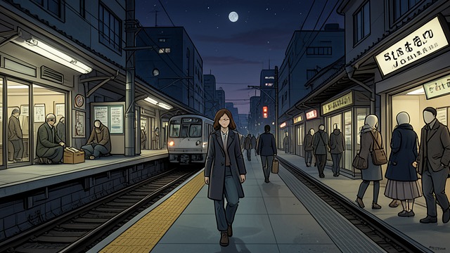 The Night Circuit from "The Earthquake Bird". The Night Circuit Walking the Loop Lucy follows the Yamanote Line on foot through the night, passing places associated with Natsuko, Bob, Teiji, and her own…