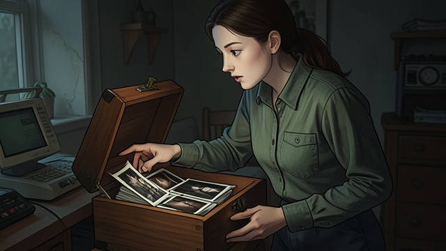 Watching Teiji’s Archive from "The Earthquake Bird". Watching Teiji’s Archive Seeking Knowledge Lucy searches Teiji’s private boxes to learn what he has not told her.