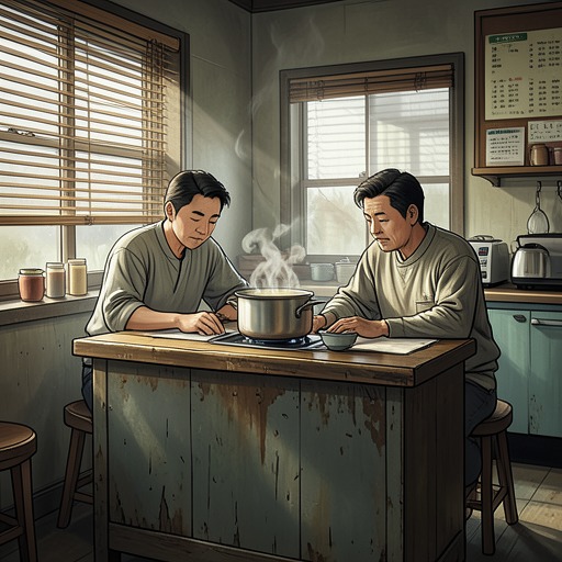 Noodle Shops and Ordinary Life from "The Earthquake Bird". This flow traces the noodle shop as a place of routine and intimacy, and as a setting where Lucy’s idealized picture of Teiji meets ordinary reality.