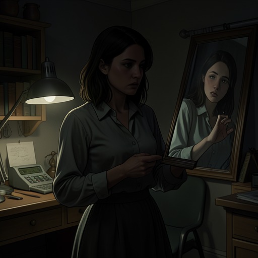 Ambiguous Guilt from "The Earthquake Bird". This flow traces the gap between legal guilt and Lucy Fly’s moral self-accusation, culminating in a confession she knows is false.