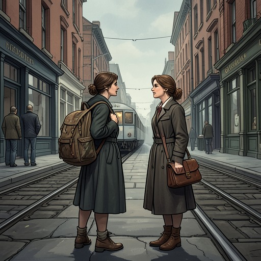 Lucy and Lily’s Friendship from "The Earthquake Bird". This flow traces Lucy Fly and Lily Bridges’s friendship from reluctant assistance through genuine dependence to rejection after betrayal.