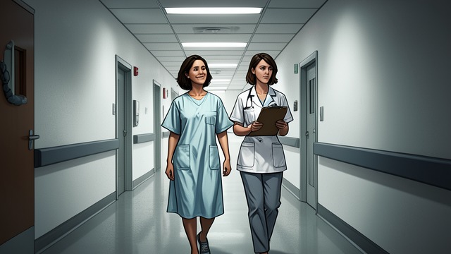 Care After Discharge from "Up". Care After Discharge A promise of continued contact Vera invites Emma to accompany her on a visit to David, and Emma agrees.