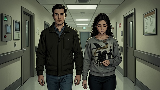 Michiel’s Quiet Escort from "Up". Michiel’s Quiet Escort A real person in a distorted scene Michiel Viguurs has been nearby while Emma’s beliefs and perceptions distort the hospital.