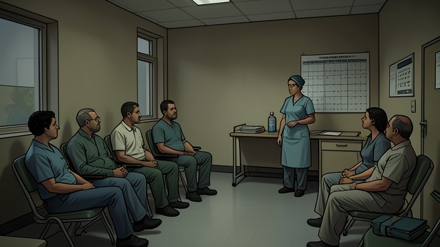 Staffing and Absence from "Up". Staffing and Absence A thinner presence Emma notices that nurses spend much of their time on the locked side, leaving the open ward to organize itself.