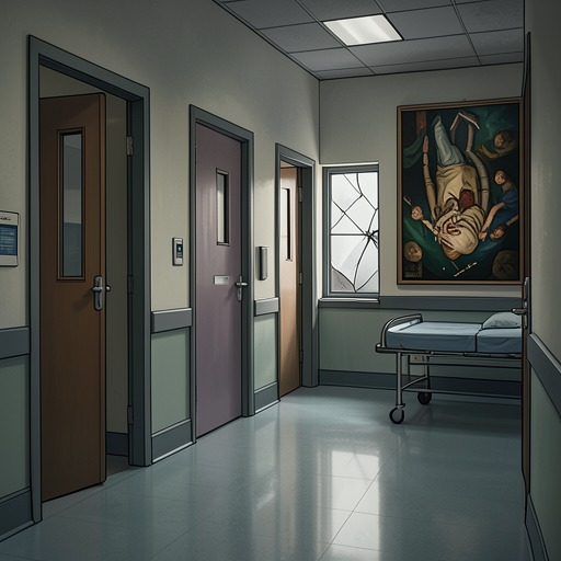 The Ward as a Story About Change from "Up". The PAAZ’s symbols of doors, broken boundaries, reversed paintings, and demolition trace Emma’s changing relationship to control and uncertainty.