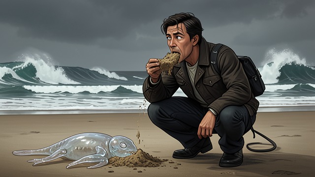 Nature Contamination from "American Psycho". Nature Contamination Disturbing Acts Bateman eats sand, microwaves a jellyfish, and fantasizes about weapons and murder.