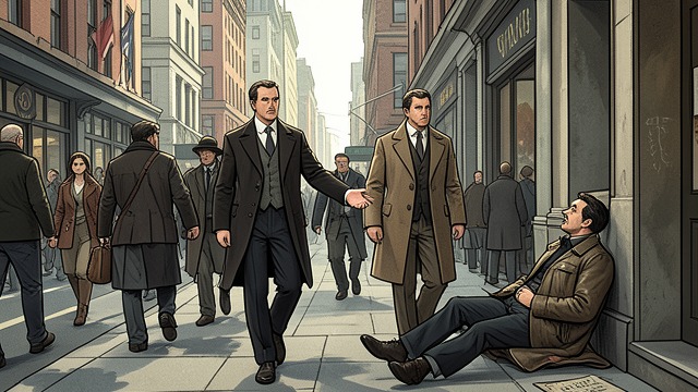 Street Counting from "American Psycho". Street Counting Urban Inventory Bateman and Price count homeless people as they move through Manhattan.