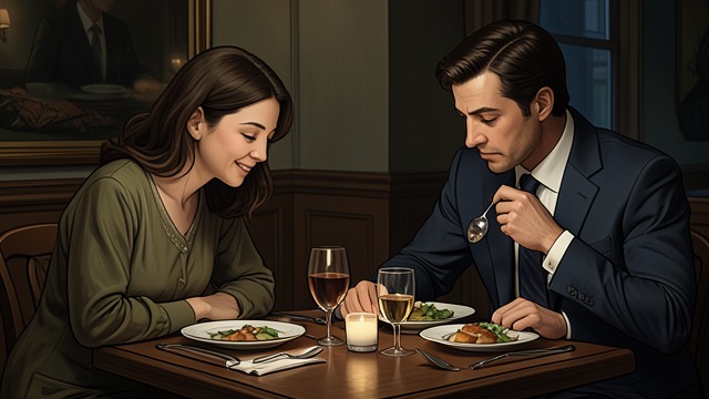 Vanities Lunch from "American Psycho". Vanities Lunch Failed Reconnection Bethany meets Bateman for lunch and tries to revive conversation and memory.