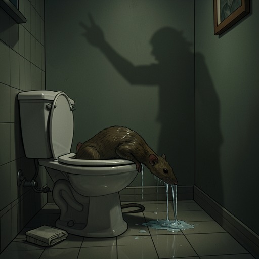 The Rat Intrusion from "American Psycho". This flow traces the wounded rat's arrival, captivity, symbolic role, and final use in Bateman's private theater of cruelty.