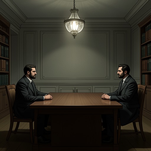 The Brother's Distance from "American Psycho". This flow traces Sean Bateman's privileged detachment and the brothers' inability to convert family history into recognition or concern.