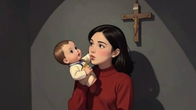A Baby Needs Burping from "The Best Christmas Pageant Ever". A Small Act of Care The Doll Is Handled as an Infant Imogene carries the doll over her shoulder and burps it before laying it down.