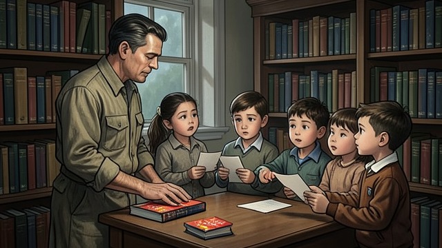 The Librarian’s Surprise from "The Best Christmas Pageant Ever". The Herdmans Request Cards An Unexpected Purpose The children ask for library cards and say they want to read about Jesus and Herod.