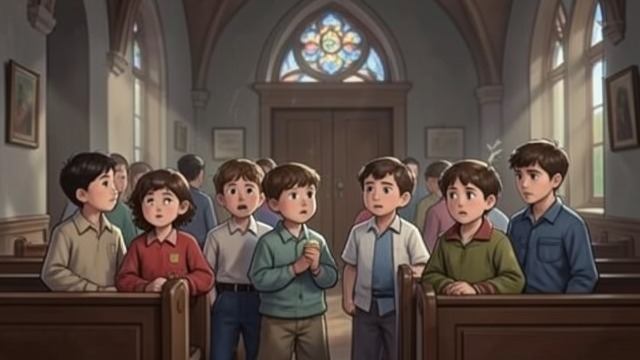 The Family Appears from "The Best Christmas Pageant Ever". A Story Brings Them In Entering the Church The Herdman children arrive at Sunday school looking for refreshments.