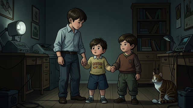 The Older Children Teach the Younger from "The Best Christmas Pageant Ever". Siblings as Caregivers A Chain of Responsibility Ralph looks after Imogene, who looks after Leroy, with responsibility passing down through the siblings.